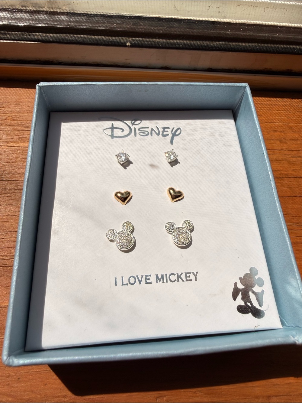 Disney 3-Pair Mickey Stud Earring Set - Gold & Silver